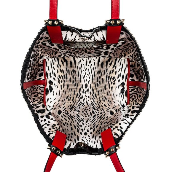 Christian Louboutin Cabata Gigi Canvas Small Tote - Picture 6 of 9